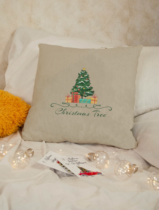 Christmas Tree Pillow Cover