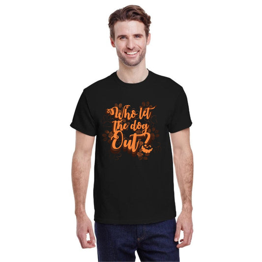 Who Let the Dog Out Tshirt (Orange)